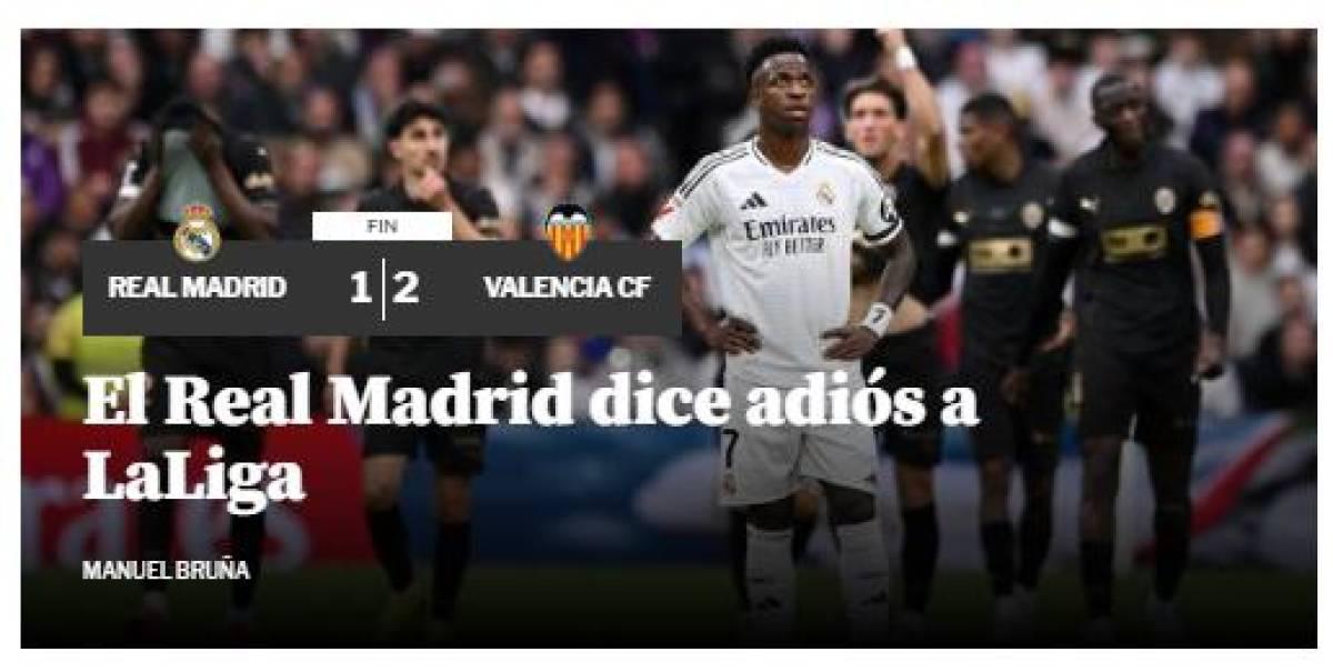 Así reaccionaron medios y periodistas tras caída de Real Madrid en el Bernabéu Así reaccionaron medios y periodistas tras caída de Real Madrid en el Bernabéu