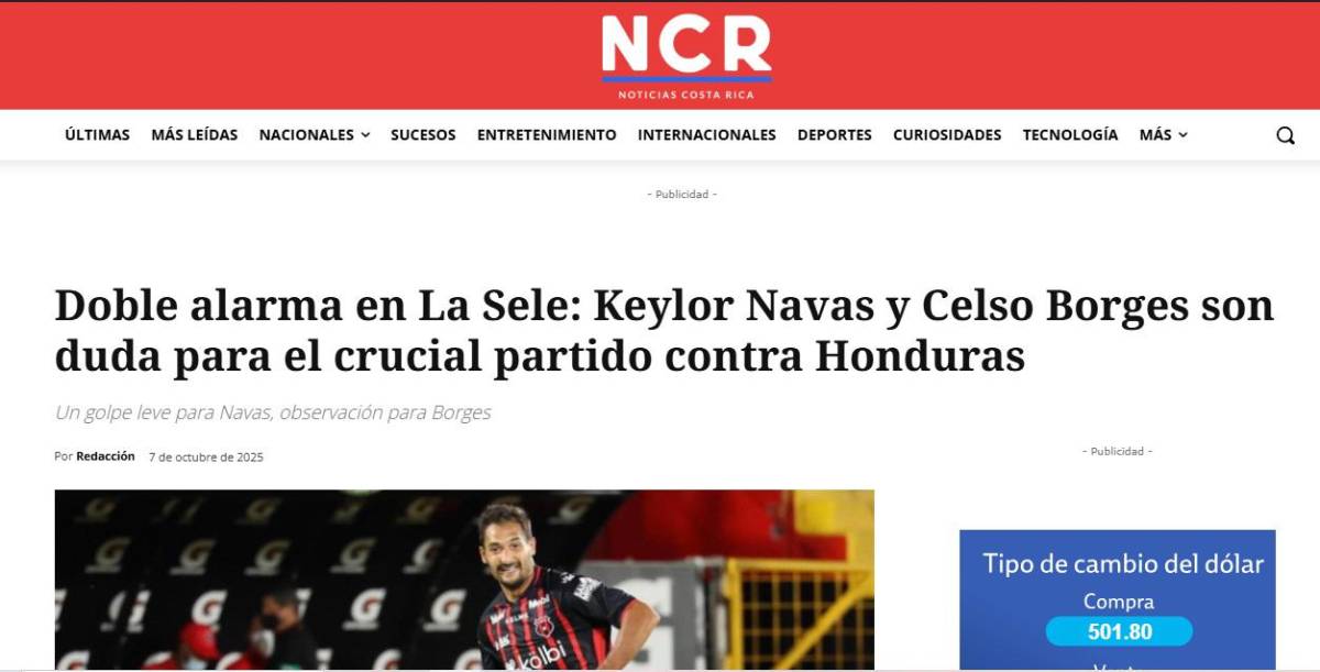 Temen quedar fuera del Mundial: lo que dicen los medios ticos antes del partido contra Honduras