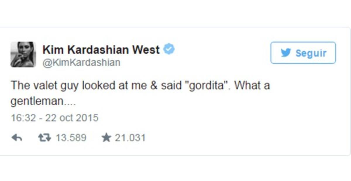 Lo que respondió Kim Kardashian al que la llamó 'gordita'