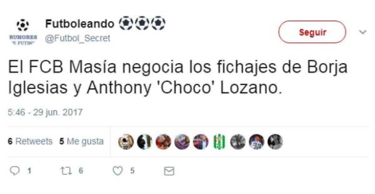 Anthony 'Choco' Lozano, un goleador hondureño para el Barça B  