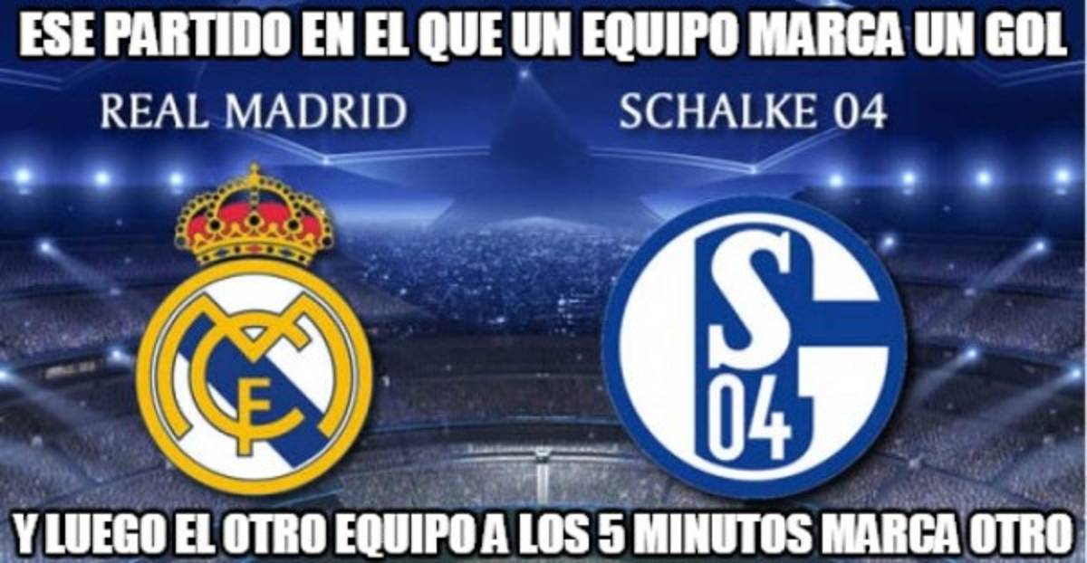 Los mejores memes tras la derrota del Real Madrid ante el Schalke 04