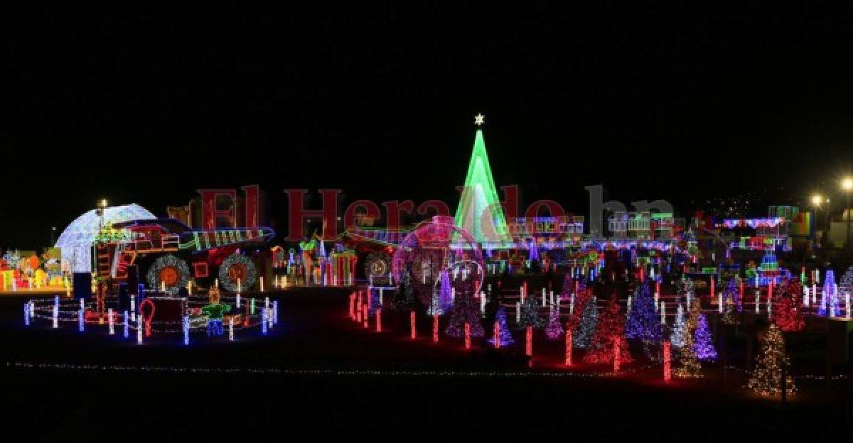 FOTOS: Luces, color y alegría en la Villa Navideña de Tegucigalpa