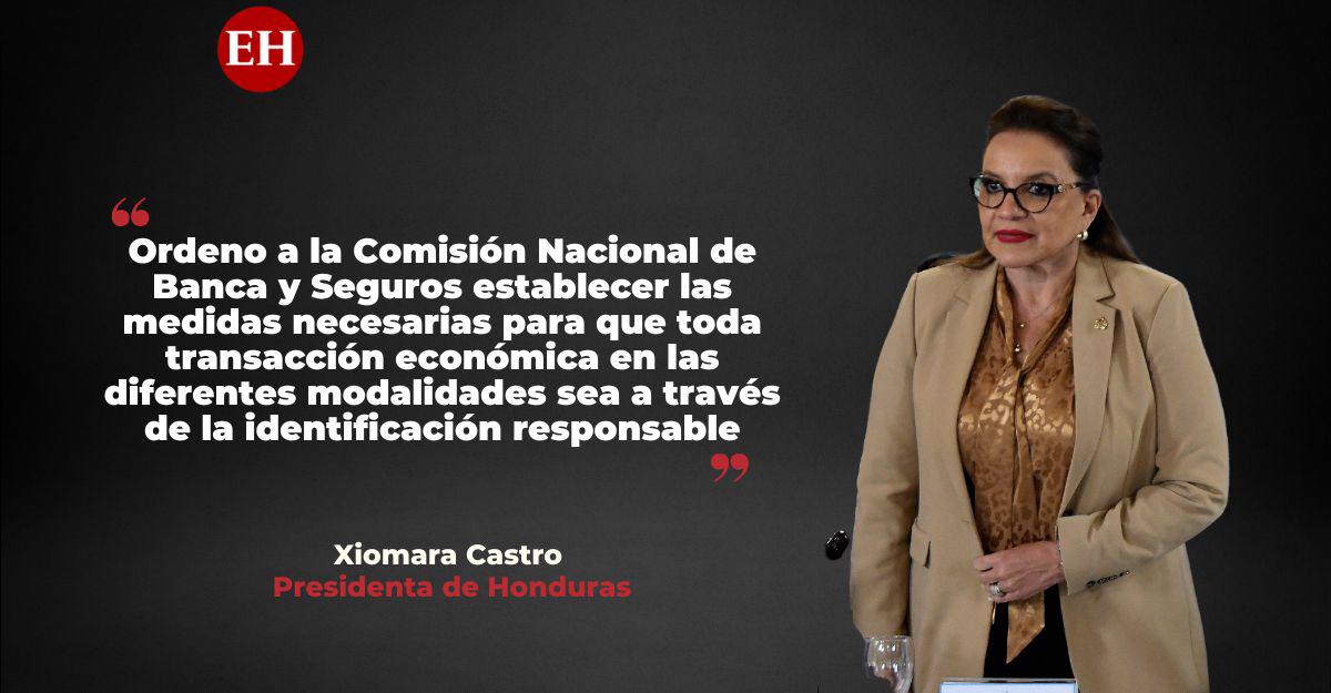 Frases de Xiomara Castro al declarar emergencia nacional por “extorsión” y “delincuencia” en Honduras