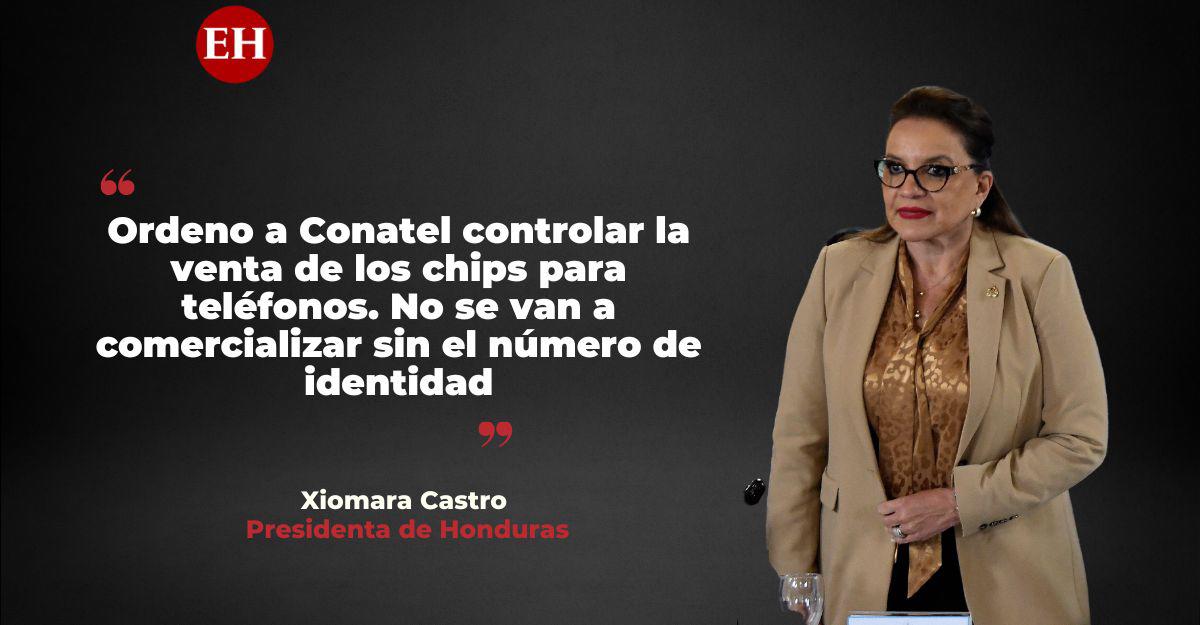 Frases de Xiomara Castro al declarar emergencia nacional por “extorsión” y “delincuencia” en Honduras