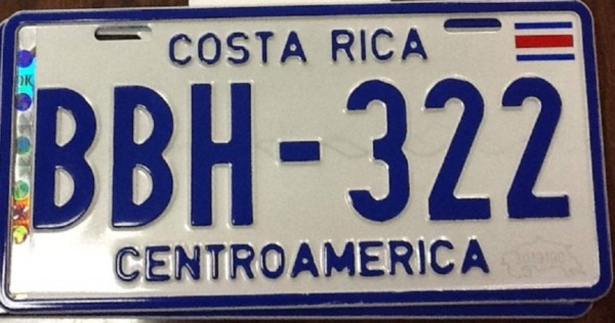 El nuevo diseño de placas en Costa Rica es sumamente complejo y posee diversos mecanismos de seguridad para identificar efectivamente a los automotores.