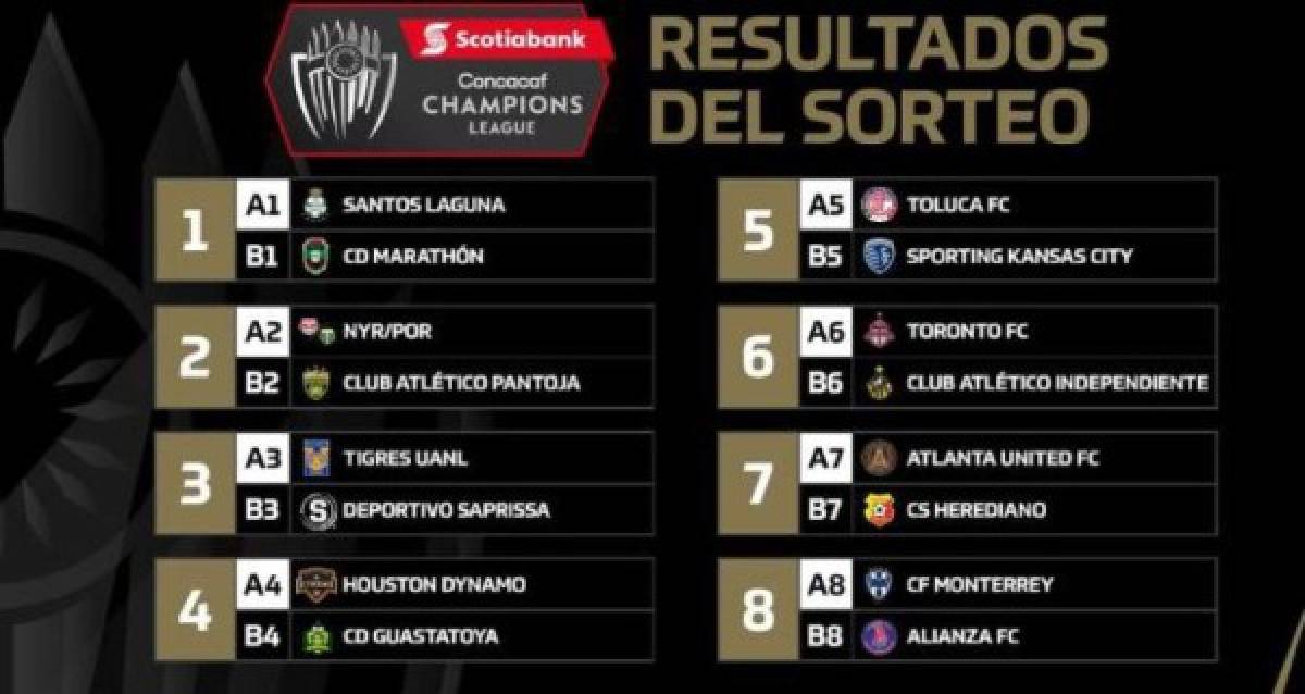 Concacaf Champions League: El Marathón se enfrentará al Santos Laguna de México