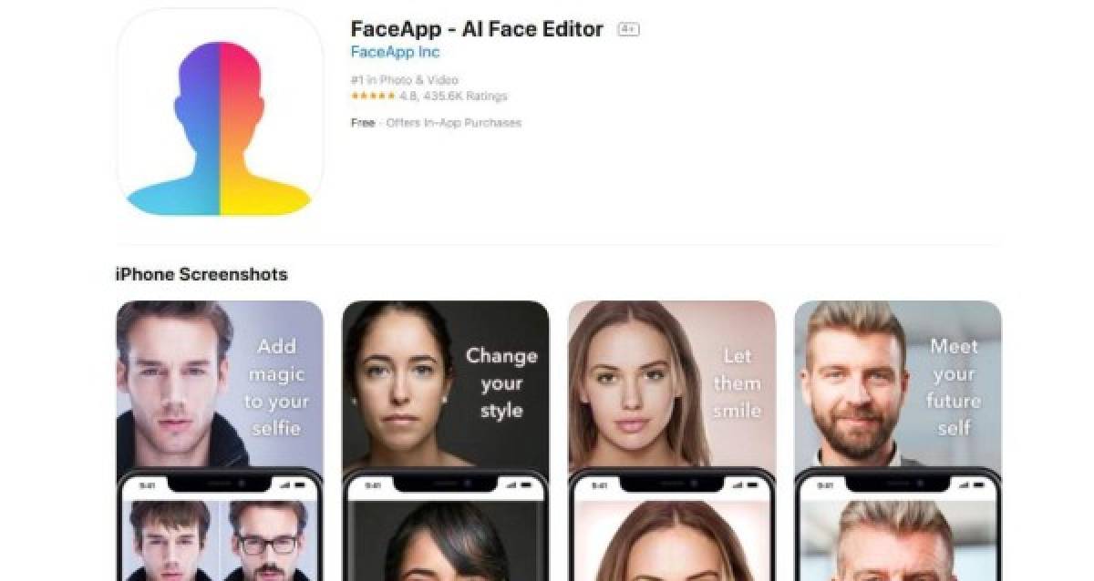 FBI investigará potenciales riesgos de la FaceApp  