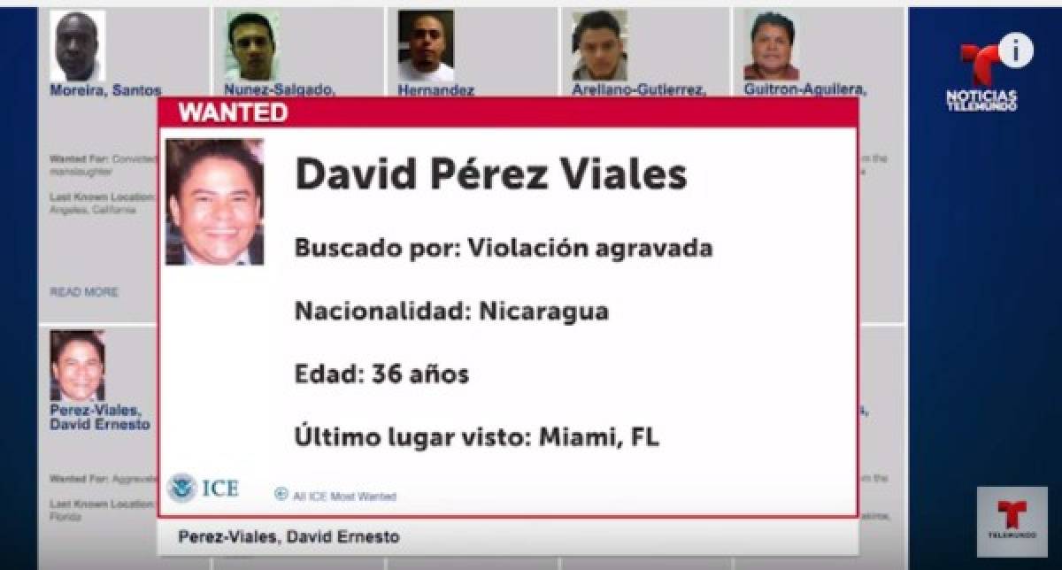 Un hondureño figura en la lista de los 28 más buscados por ICE