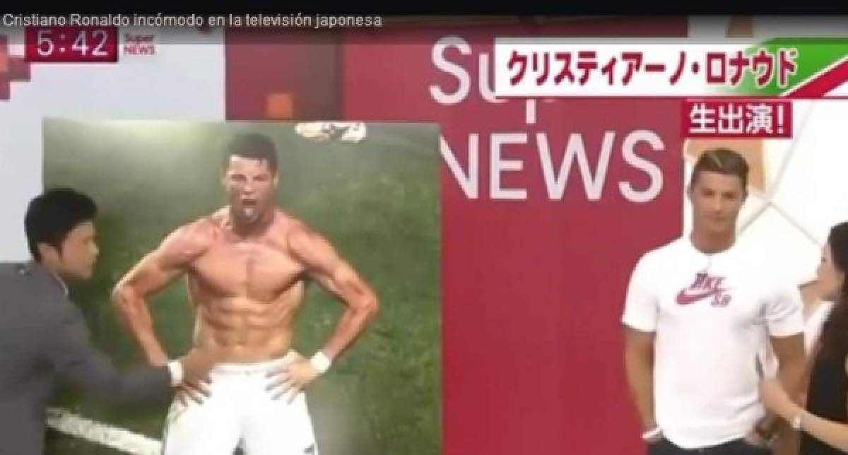 El mal momento que pasó Cristiano Ronaldo en televisión