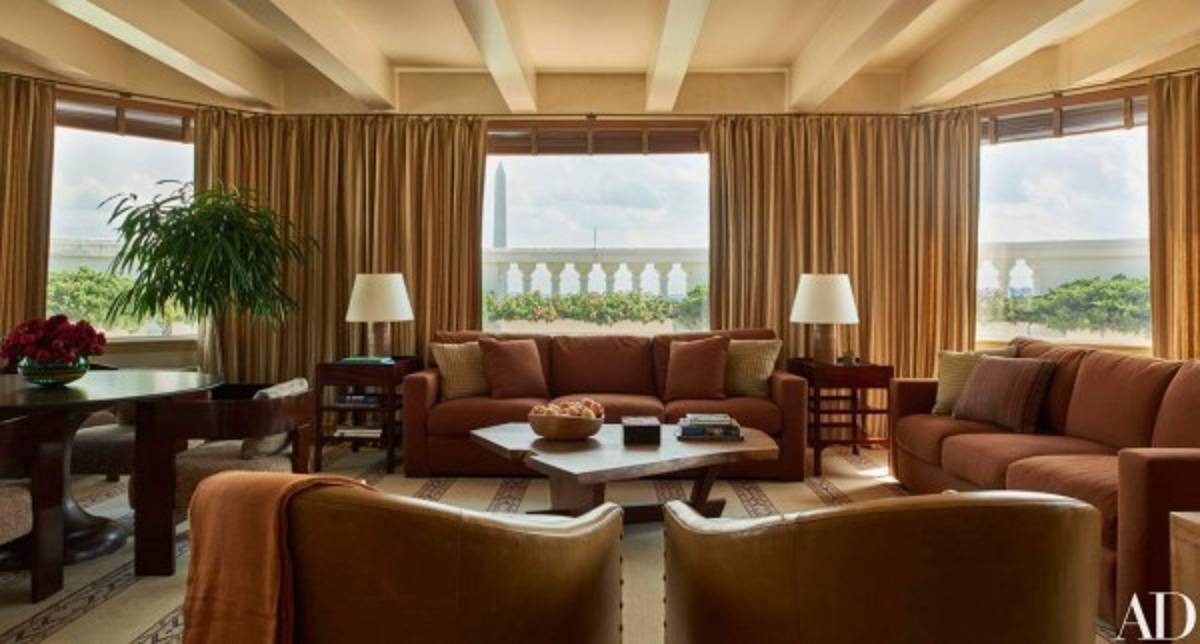 Fotos revelan salones privados de la Casa Blanca