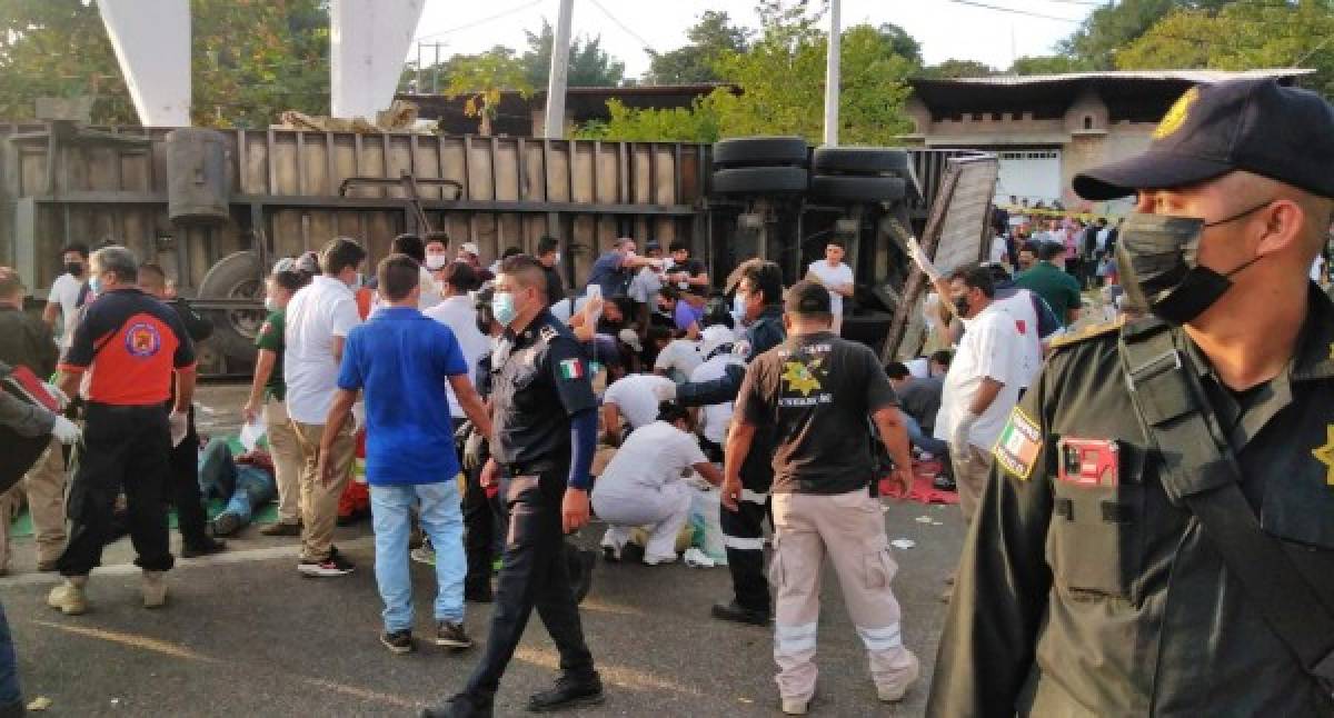 Esto es lo que sabe sobre el trágico accidente en el que murieron 55 migrantes en México