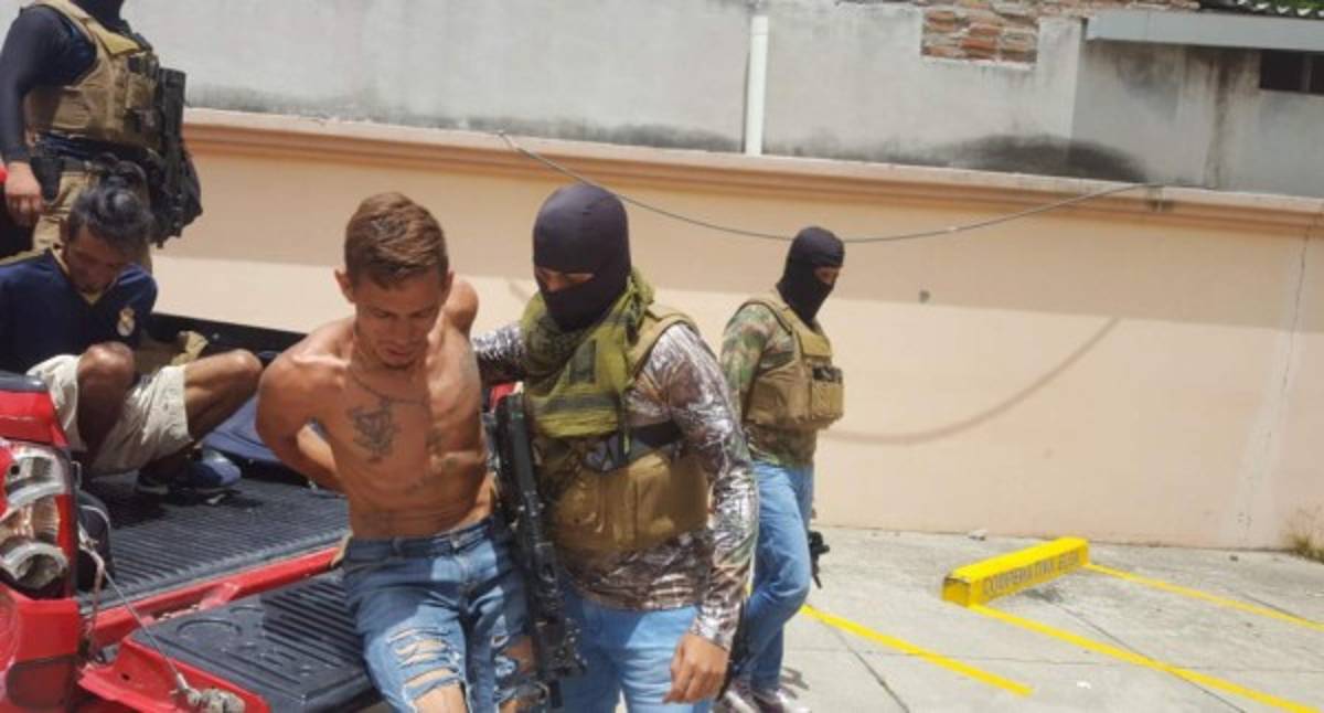 Por extorsión capturan a tres miembros de la MS-13 en Amapala