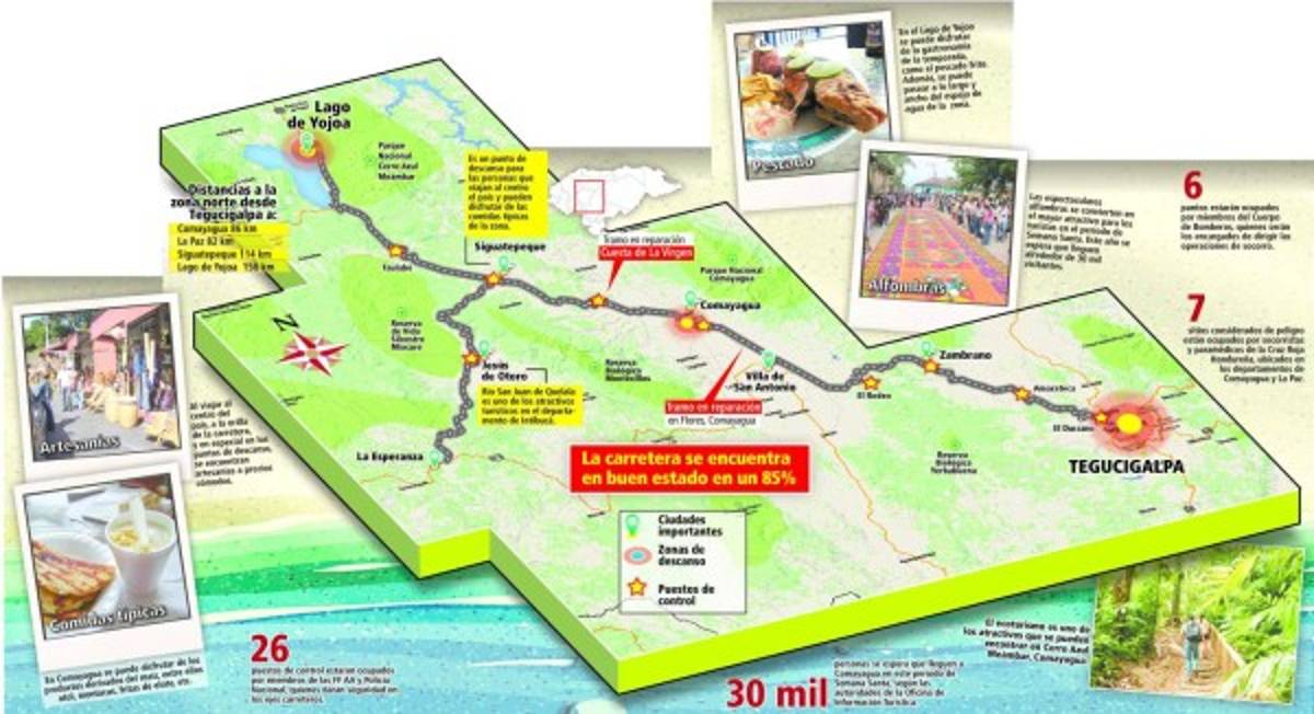 Honduras: Un abanico turístico ofrece la zona central