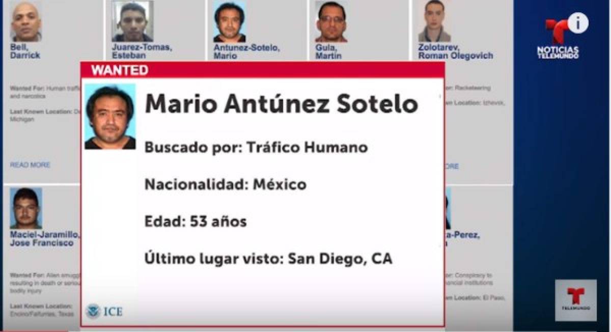 Un hondureño figura en la lista de los 28 más buscados por ICE