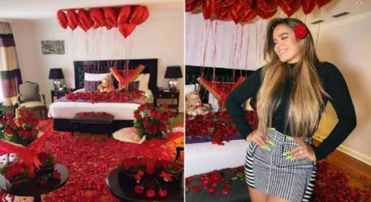 Este fue el regalo que le hizo a Yailin para uno de sus cumpleaños.