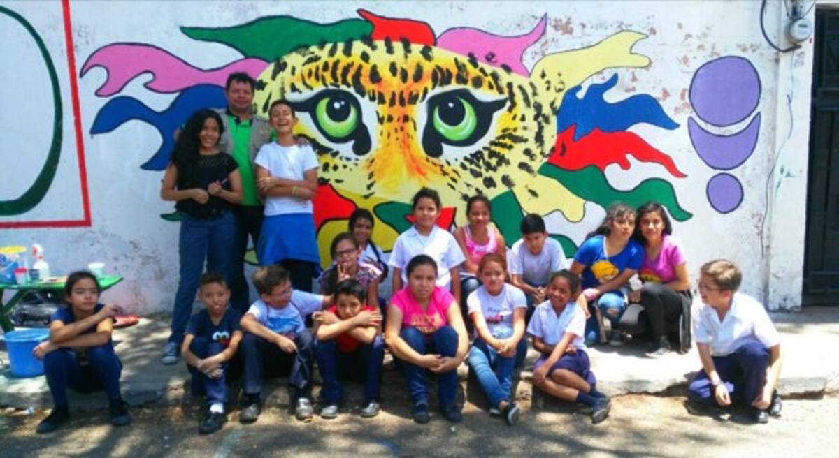 Héroes de la naturaleza usan el pincel para compartir el mensaje ambiental