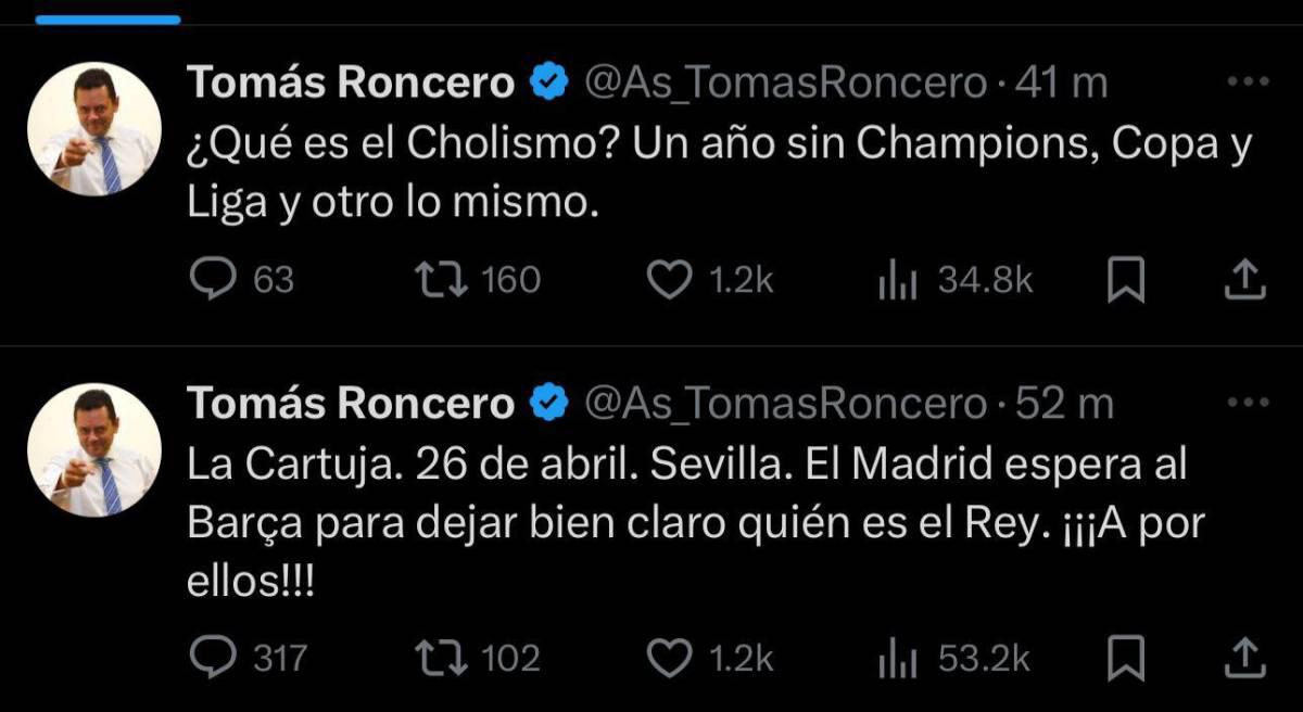 Lo que dicen los periodistas sobre final Real Madrid vs Barcelona; Se hacen pipí en los pantalones