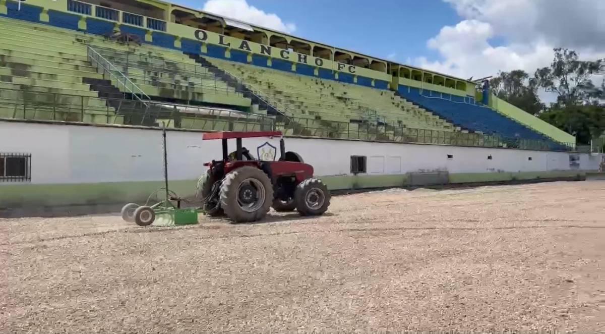 Así avanzan los trabajos de renovación en el estadio Juan Ramón Brevé: Será una belleza