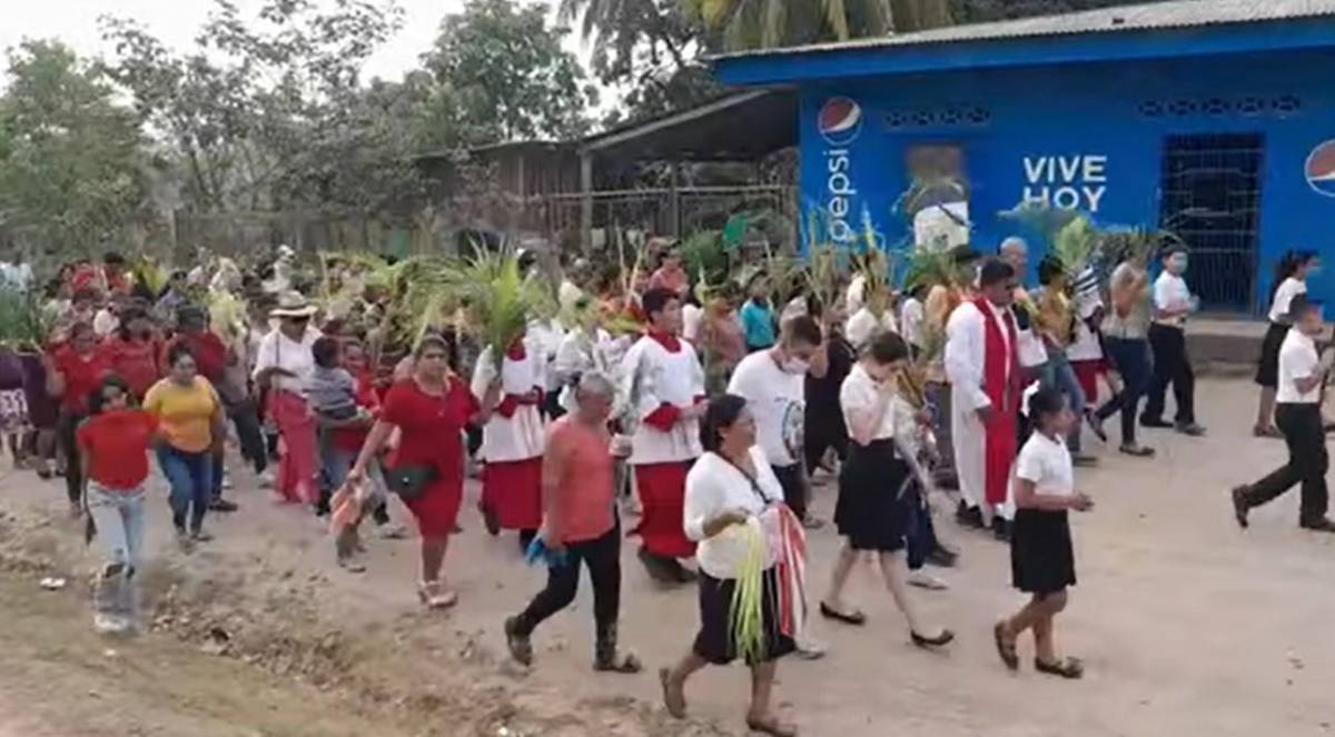 Así se vive el Domingo de Ramos en diferentes partes de Honduras