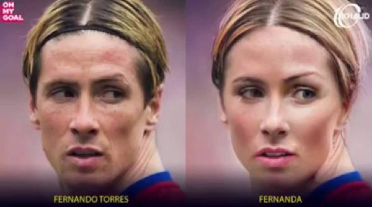 FOTOS: ¿Cómo se verían los futbolistas si fueran mujeres?