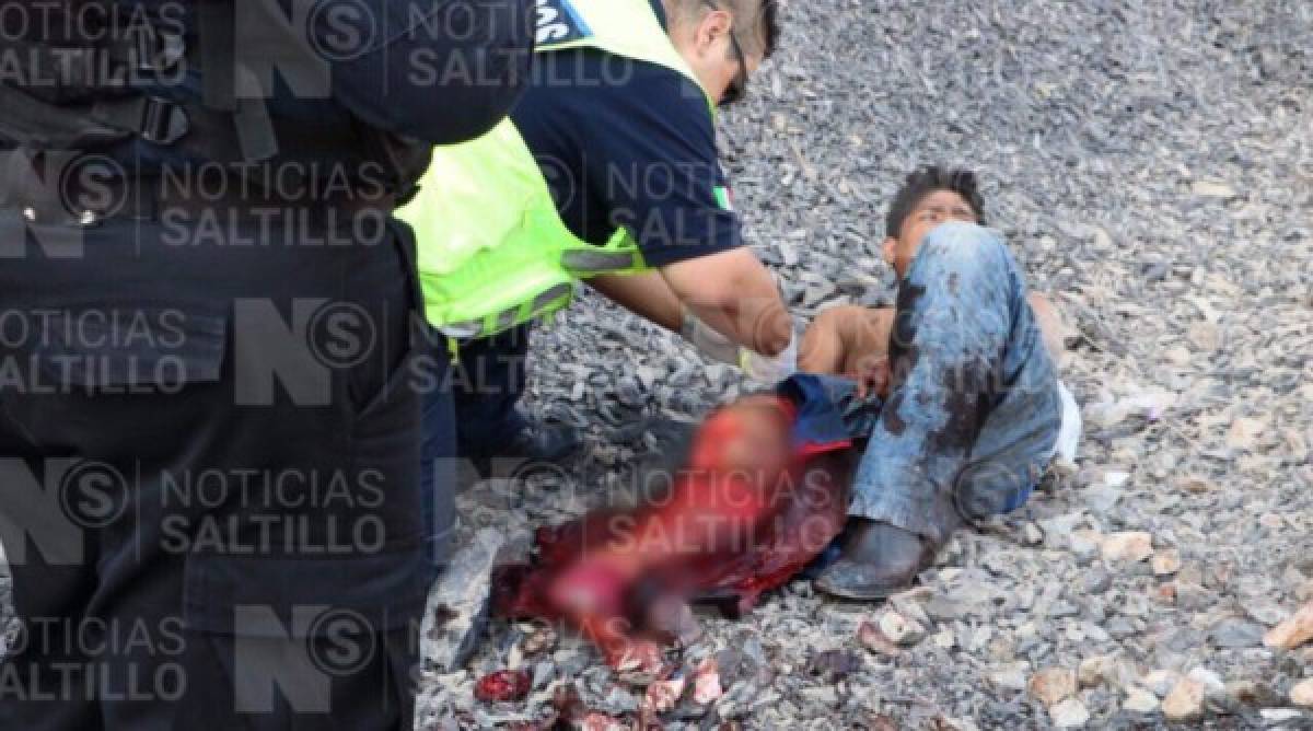 Hondureño pierde una pierna al caer en las vías del tren en México