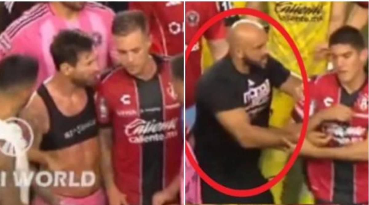 El gesto de Messi y su guardaespaldas que tiene molesto a casi todo México