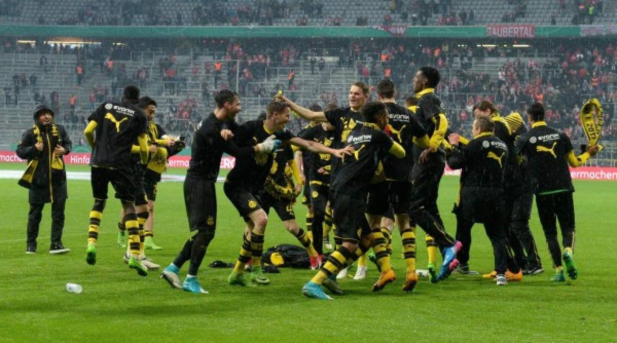Borussia Dortmund elimina al Bayern Múnich (3-2) en semifinales de Copa