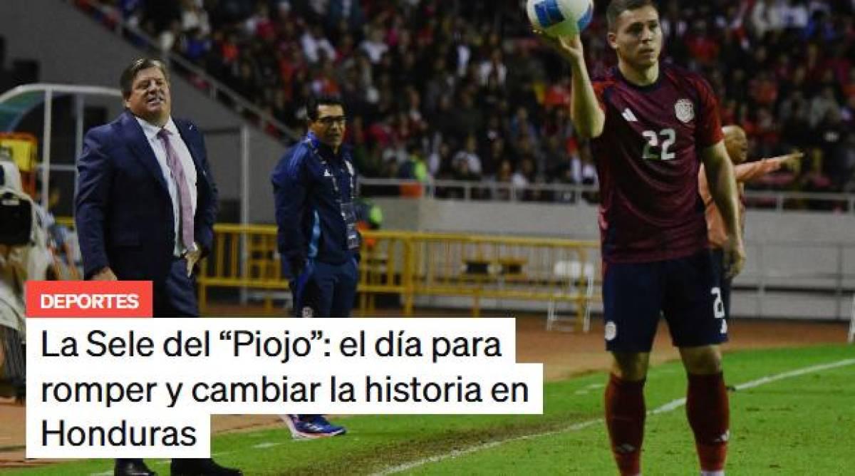 Así 'calientan' los medios de Costa Rica la previa del partido ante Honduras