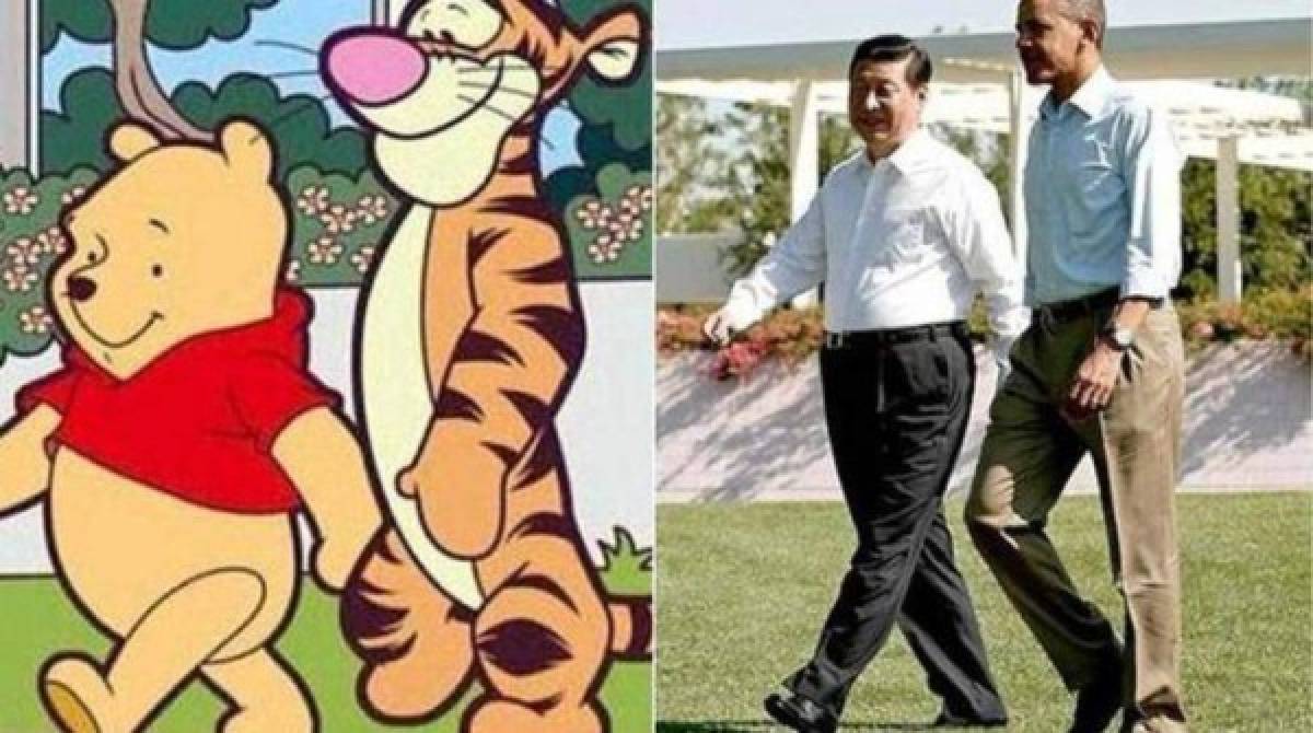 El meme que comparaba a Xi Jinping y Barack Obama con Winnie the Pooh y su inseparable amigo Tigger (Twitter)