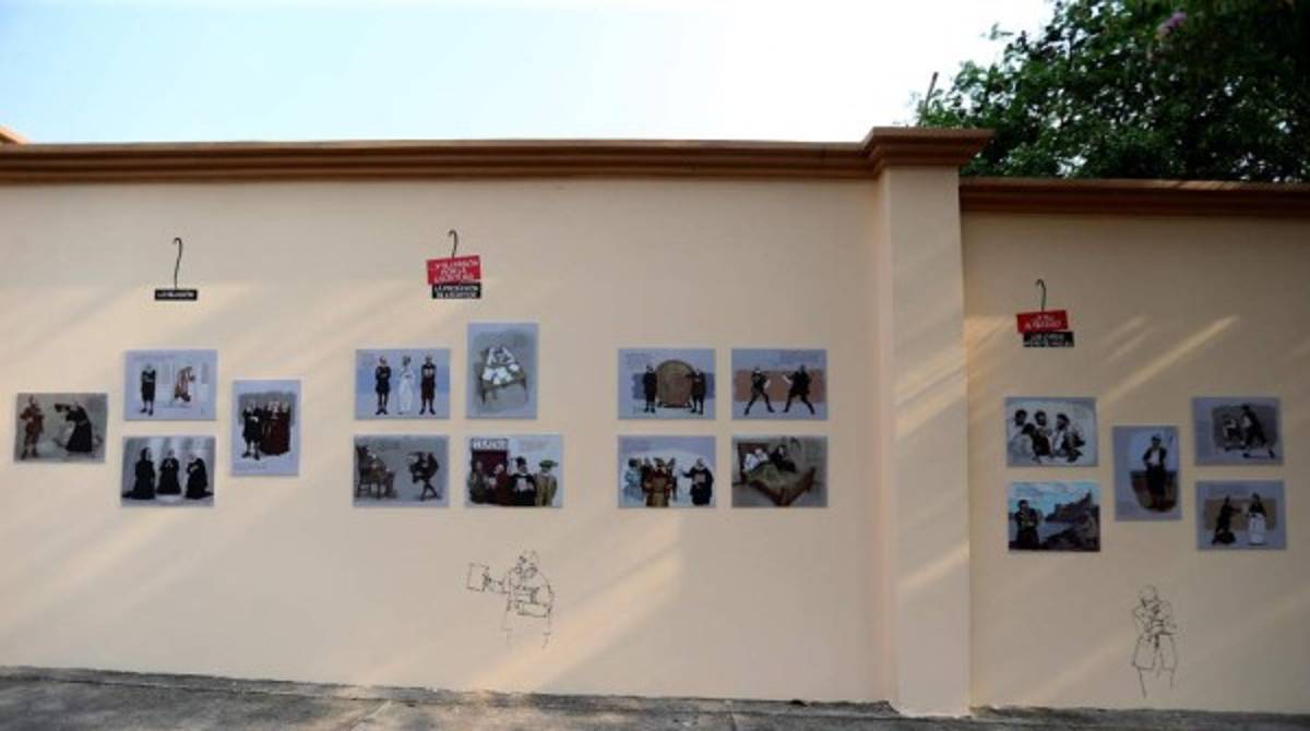 Se exhibe exposición gráfica sobre Miguel de Cervantes