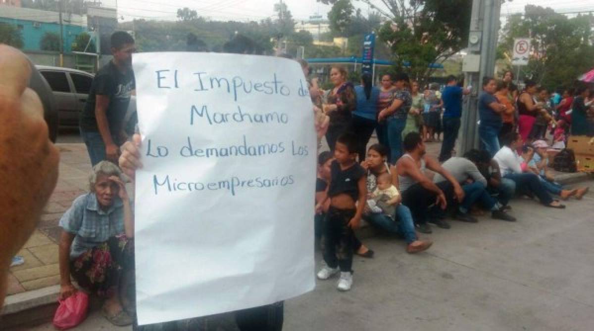 Vendedores informales exigen mayor apoyo del gobierno en Tegucigalpa