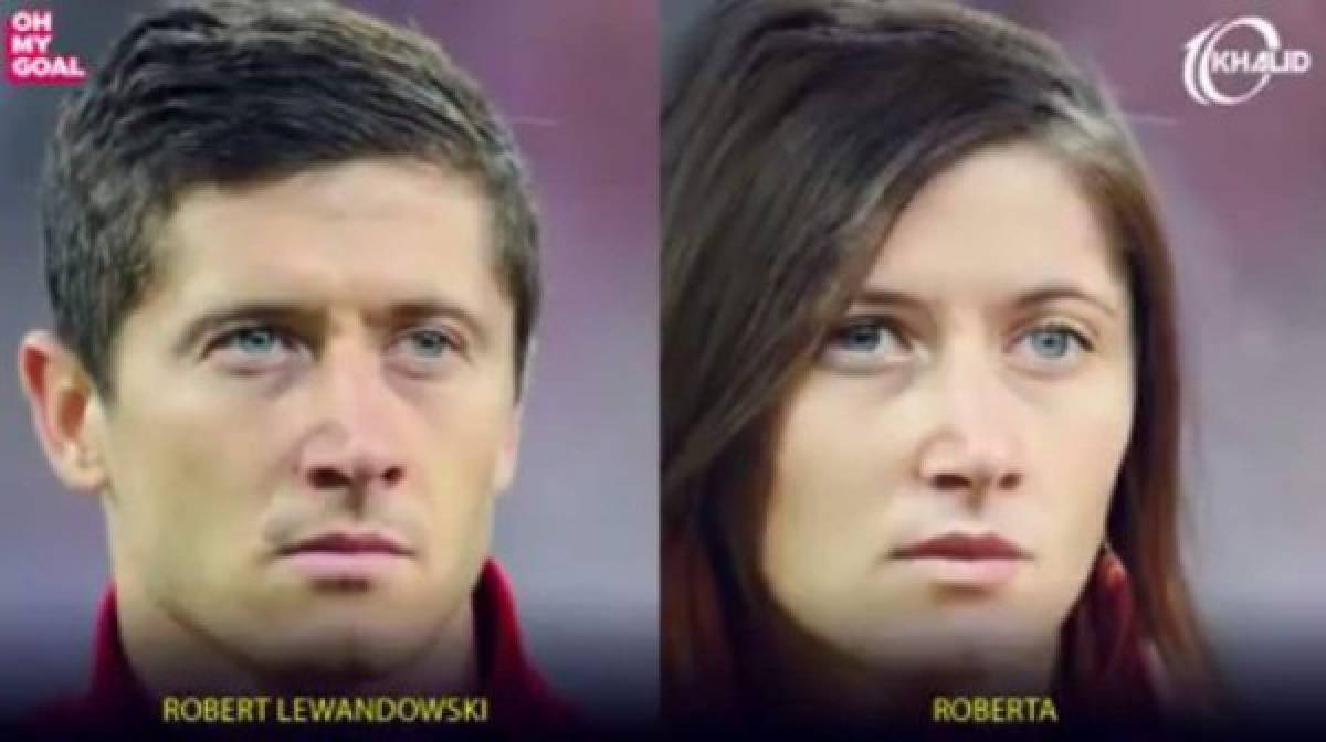 FOTOS: ¿Cómo se verían los futbolistas si fueran mujeres?