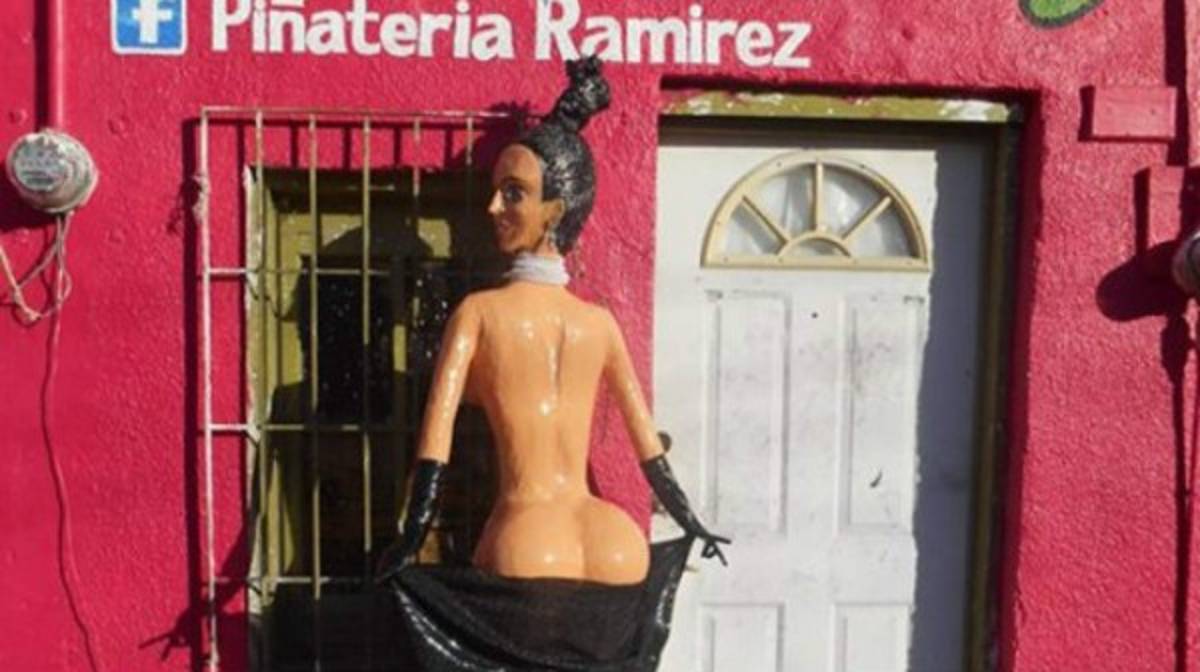 El desnudo de Kim Kardashian en piñata