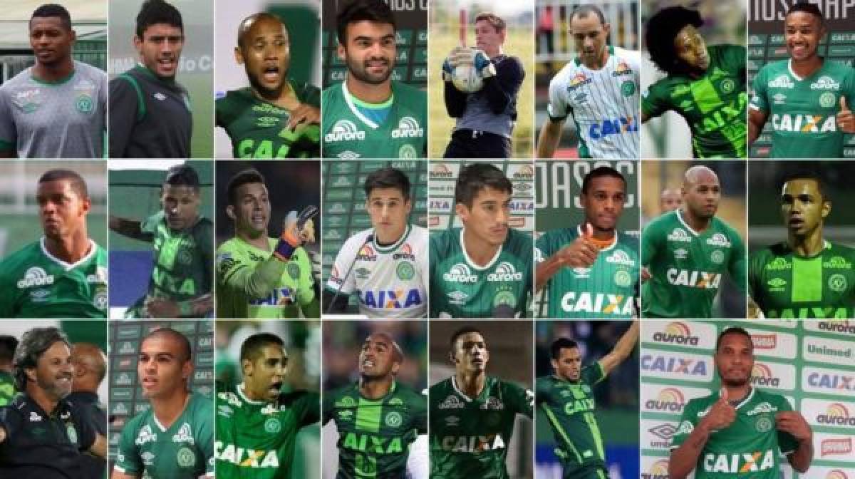 Estas son las víctimas del equipo Chapecoense que fallecieron en el vuelo en Colombia (Fotos: Agencias AP/AFP/ Redes / Deportes El Heraldo / Noticias El Heraldo / El Heraldo Honduras / Noticias de Honduras)