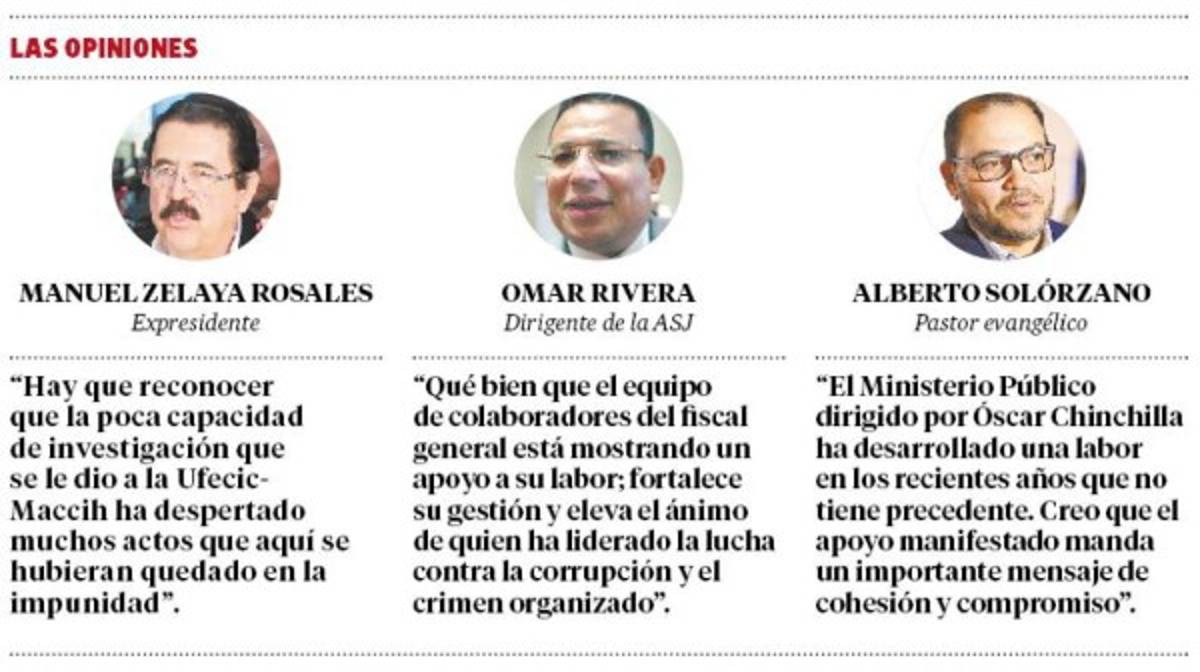 Funcionarios del MP respaldan el trabajo hecho por el fiscal general