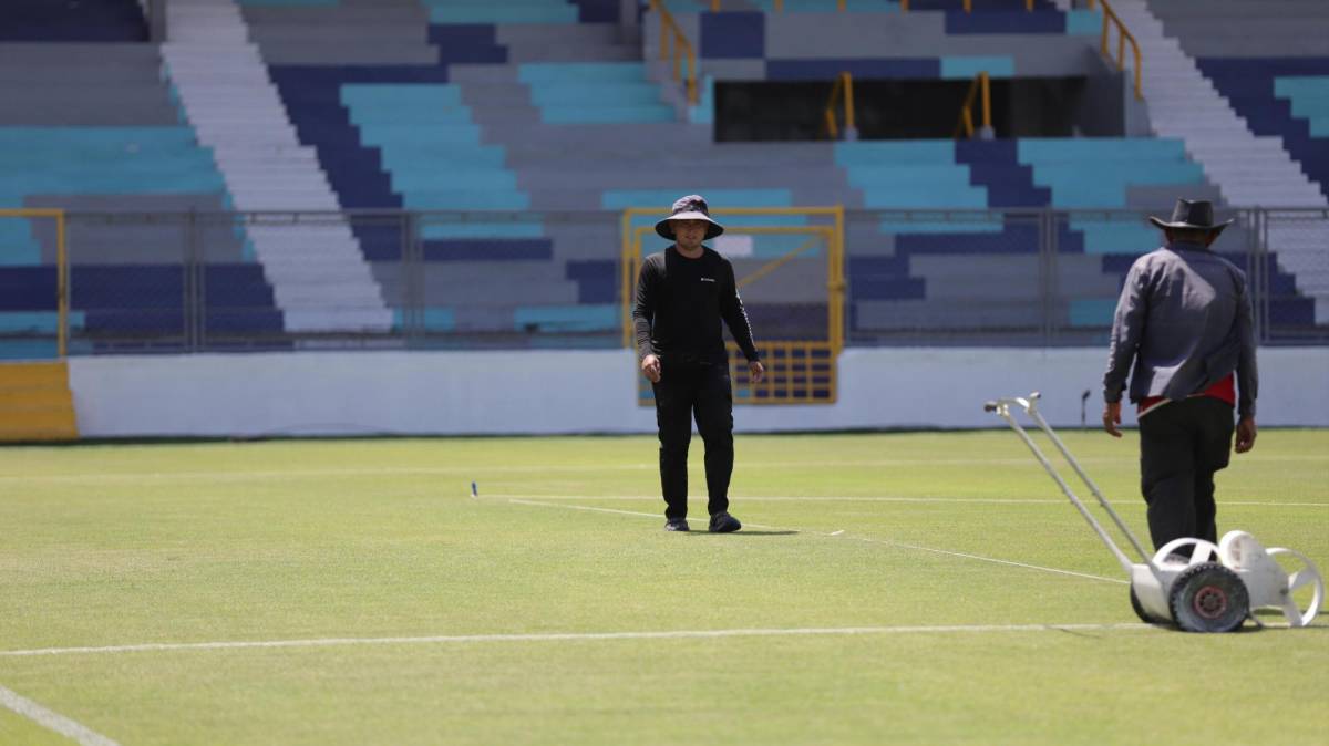 Así ‘pulen’ el Morazán previo al clásico entre Real España y Olimpia Así ‘pulen’ el Morazán previo al clásico entre Real España y Olimpia