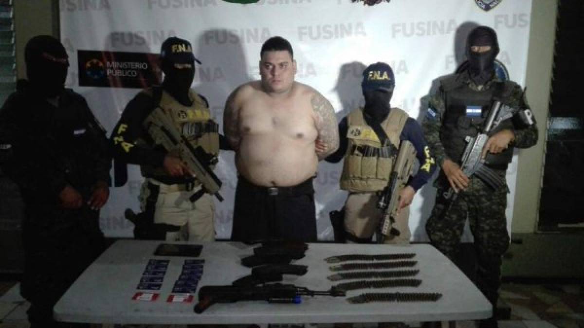 José Virgilio Sánchez Montoya, alias 'Pechocho' fue capturado por agentes de la Fuerza Nacional Antiextorsión (FNA) en la colonia Jardines del Valle, de San Pedro Sula.