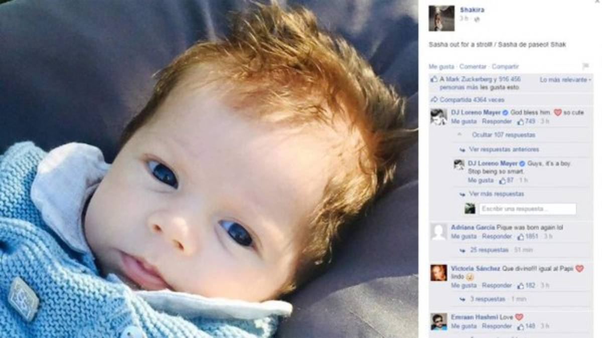 La foto de Shakira que gustó al creador de Facebook