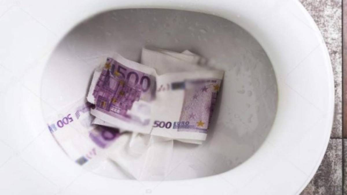 Suiza trata de averiguar por qué alguien tiró 100,000 euros por el retrete