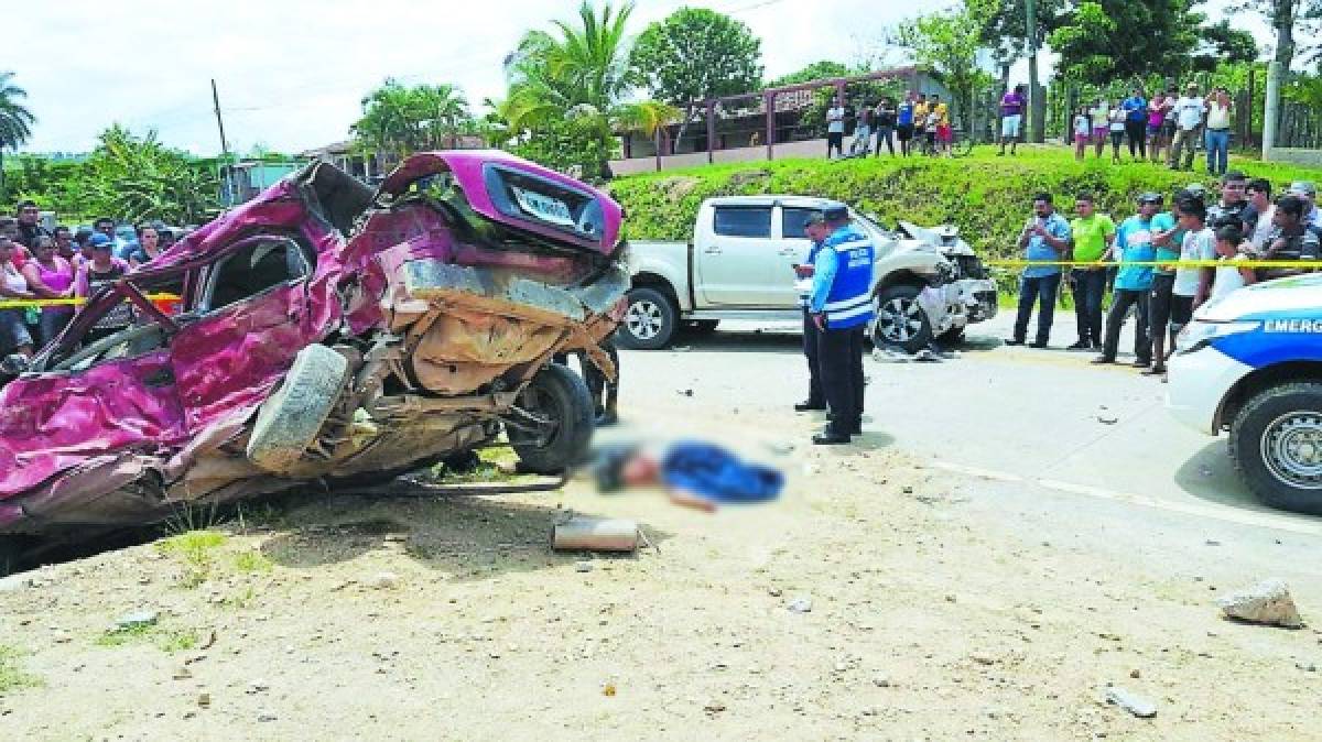 Último adiós a las víctimas de trágico accidente vial en El Paraíso