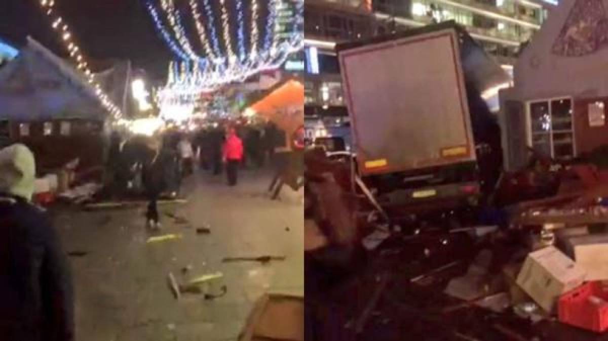 Berlín: Varios muertos y heridos tras que bus arrollara a multitud en mercado navideño