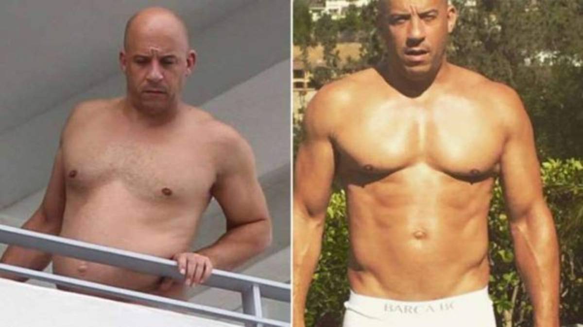 Vin Diesel perdió sus músculos
