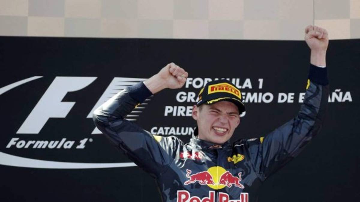 Max Verstappen (Red Bull), de 18 años, gana el GP de España de F1
