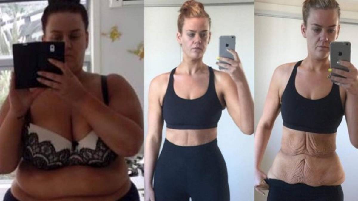 Mujer con sobrepeso asombra en Instagram con su nueva figura