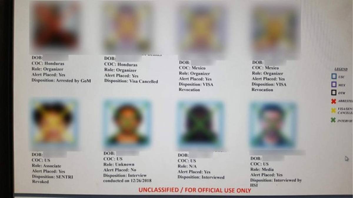 Estados Unidos vigiló a reporteros hondureños que iban en la caravana migrante, según medio de comunicación