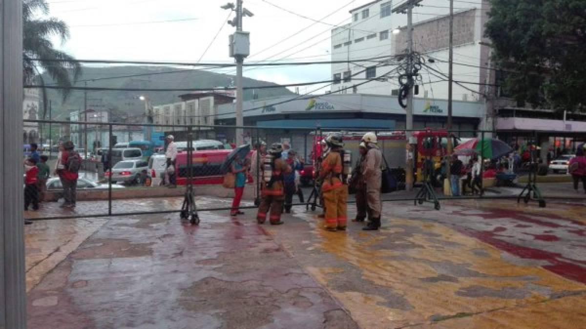Dos personas heridas provoca explosión de un calentador de comida en el Congreso Nacional de Honduras