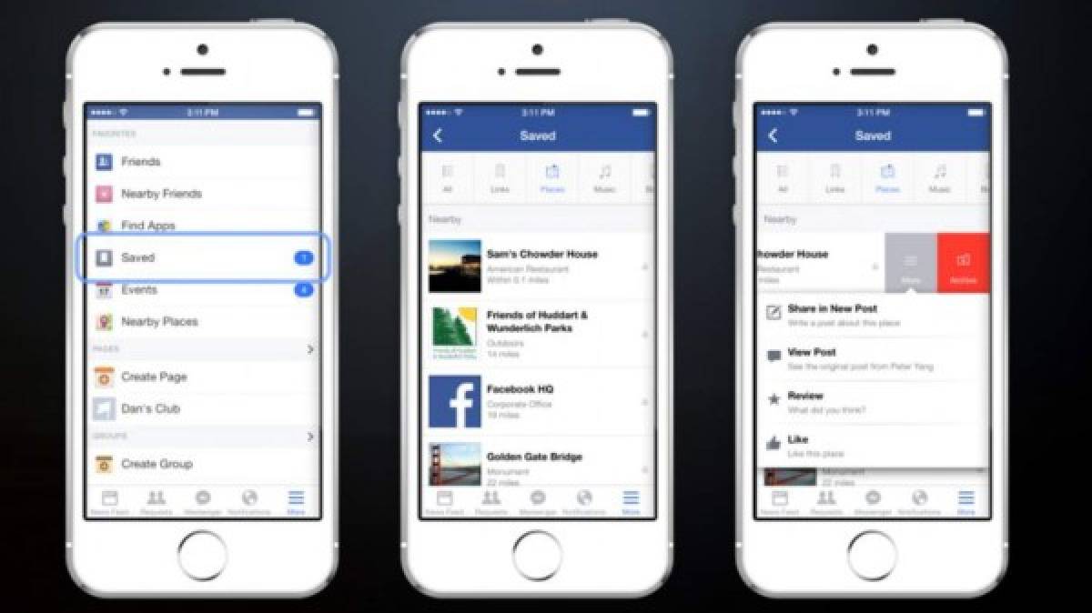 Facebook presentó una nueva aplicación   