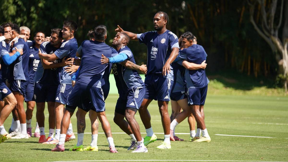 Bromas y risas en último entreno de Costa Rica previo a juego ante Honduras