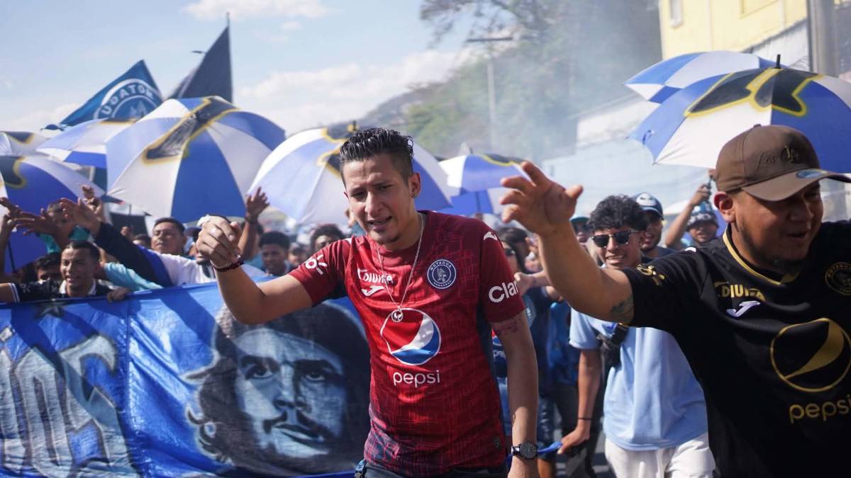 Barra de Motagua se toma las calles de Tegucigalpa previo a la final ante Marathón: Hubo infiltrado
