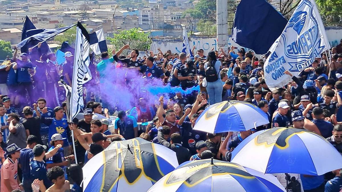 Barra de Motagua se toma las calles de Tegucigalpa previo a la final ante Marathón: Hubo infiltrado